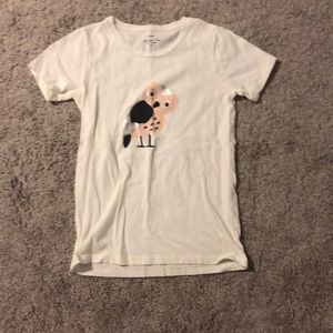 J crew owl T-shirt
